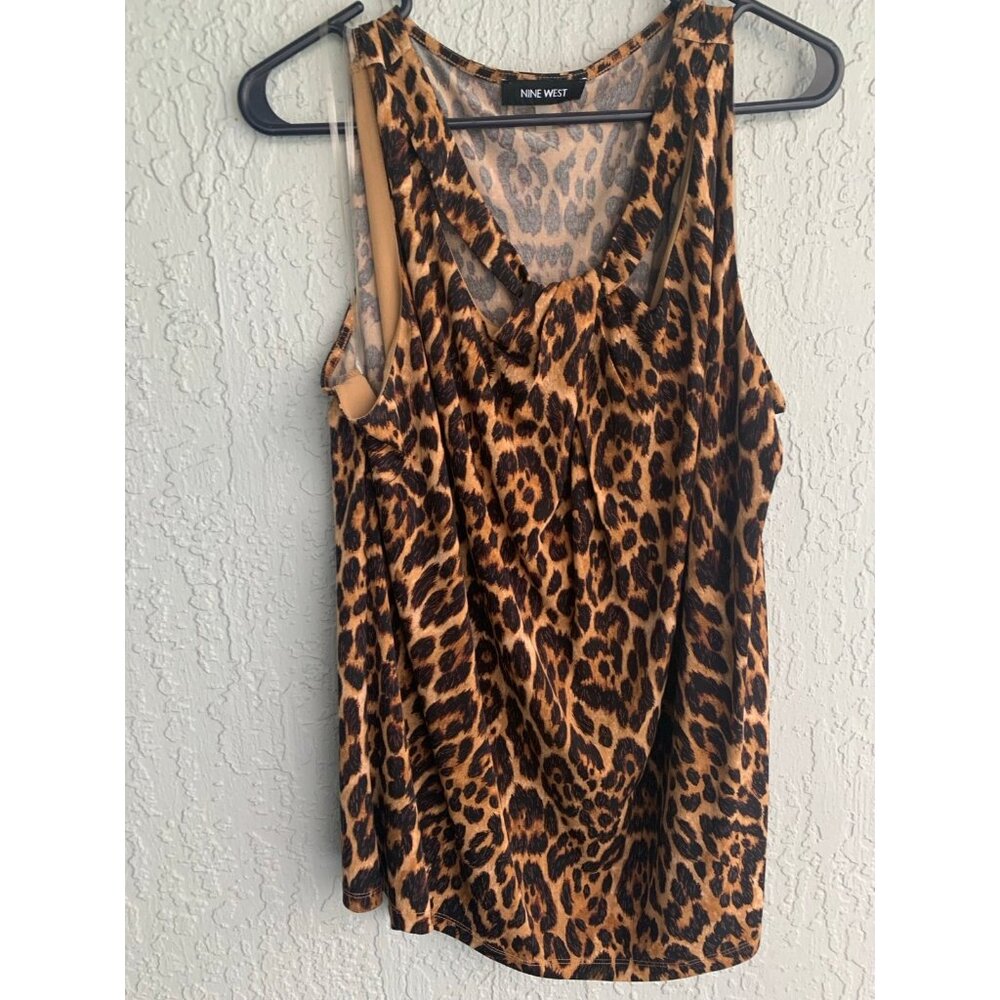Leopard Top Nine West